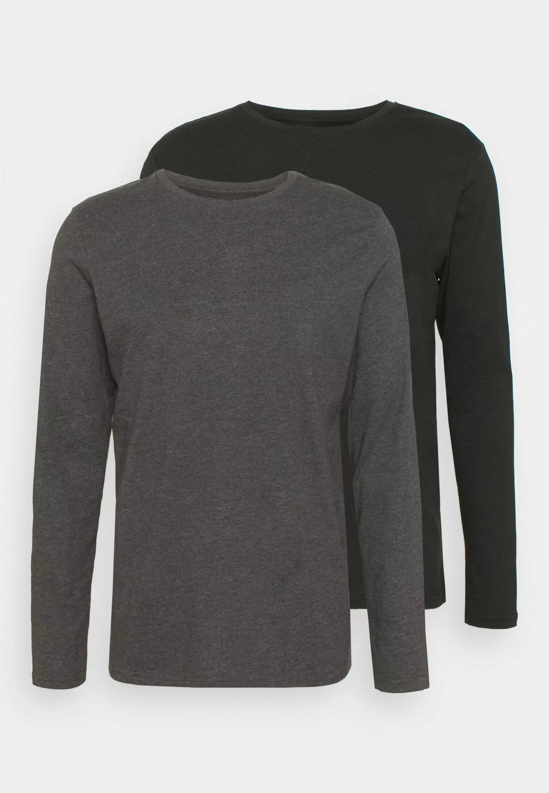 Pier One 2 Pack - Long Sleeved Top - Dark Grey/Black 5 Pier One 2 Pack - Long Sleeved Top - Dark Grey/Black - Image 5