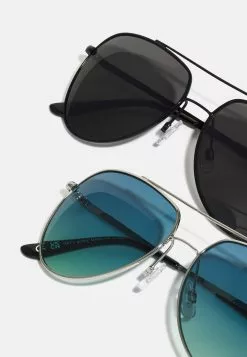 Pier One 2 Pack - Sunglasses - Black/Blue -Pier One Shop 0536698a6dde466ab05cd7db74609b09