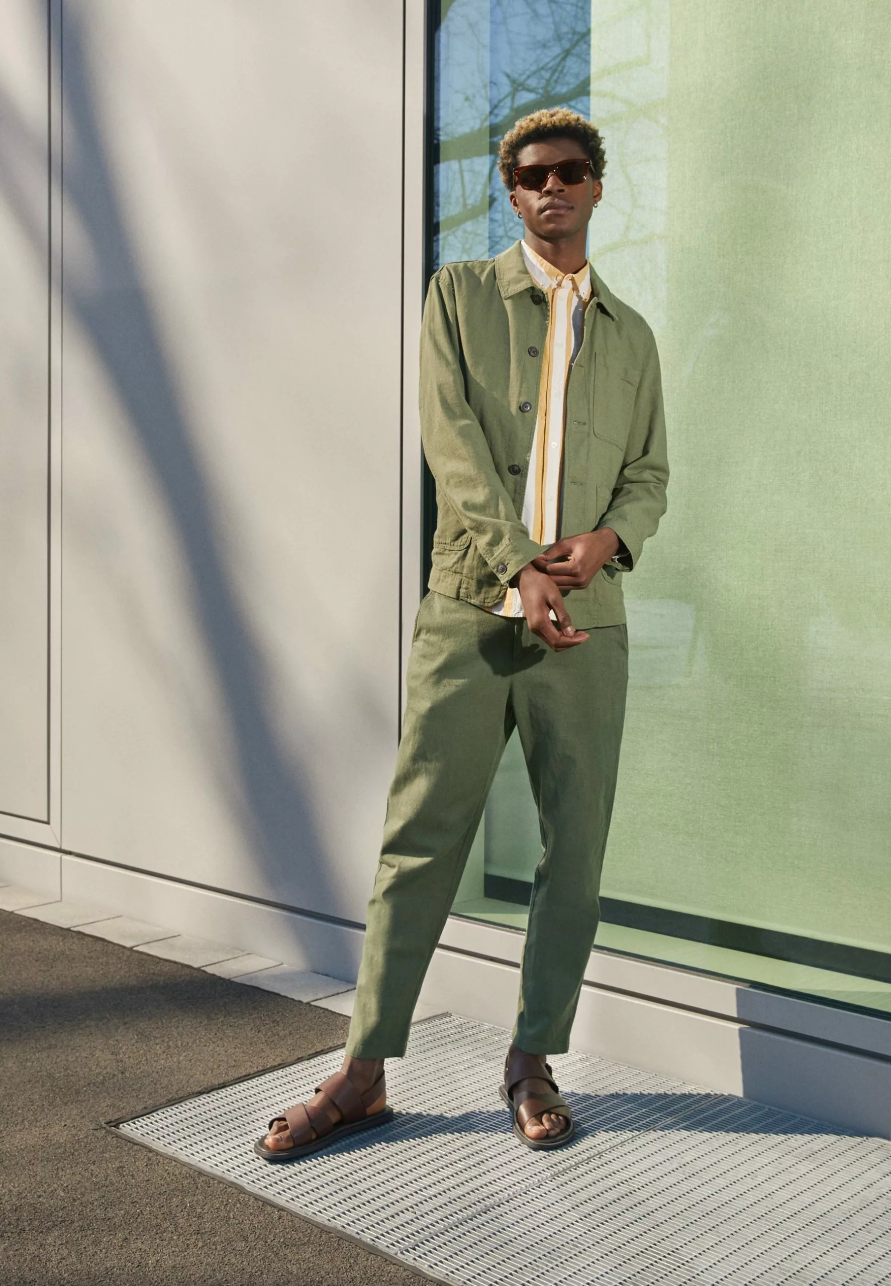 Pier One Unisex - Sandals - Cognac 3 Pier One Unisex - Sandals - Cognac - Image 3