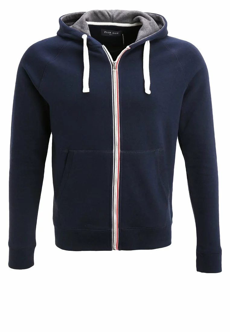 Pier One Zip-Up Sweatshirt - Navy 6 Pier One Zip-Up Sweatshirt - Navy - Image 6