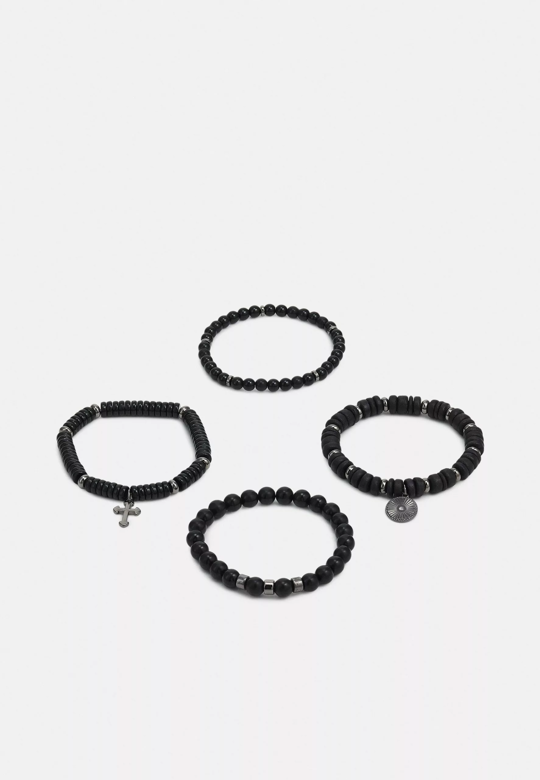 Pier One 4 Pack - Bracelet - Black 1 Pier One 4 Pack - Bracelet - Black