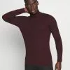 Pier One Muscle Fit Turtle - Jumper - Mottled Bordeaux