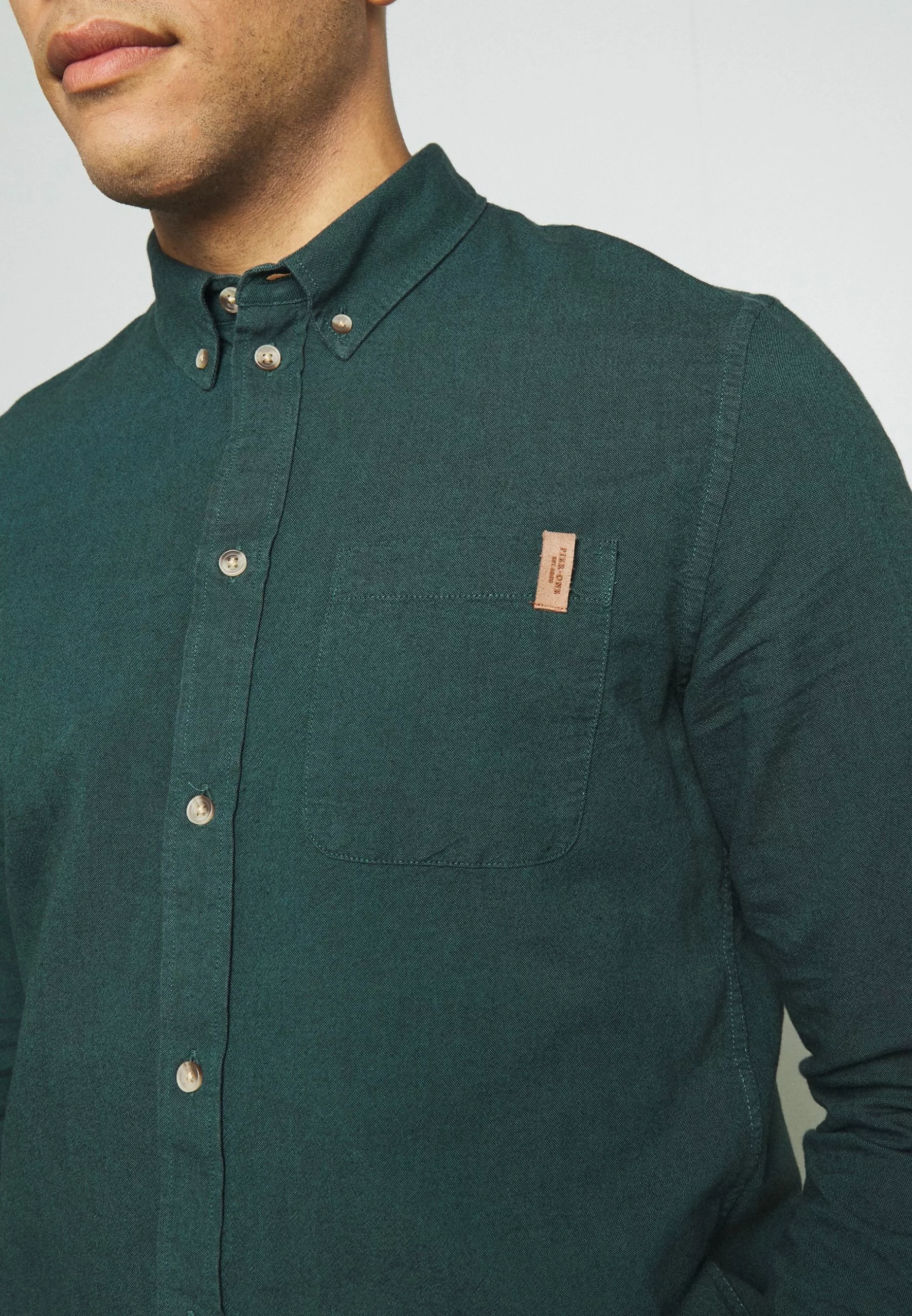 Pier One Shirt - Dark Green 6 Pier One Shirt - Dark Green - Image 6