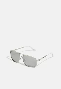 Pier One Unisex - Sunglasses - Silver-Coloured, Black