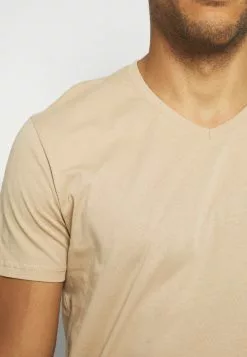 Pier One 3 Pack - Basic T-Shirt - Khaki/Tan/Dark Blue -Pier One Shop 112e274a77d44bfdb30f2a1f86f0f677