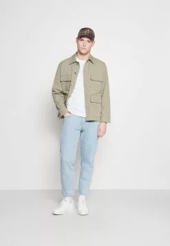 Pier One 5 Pack - Long Sleeved Top - White/Dark Blu/Grey