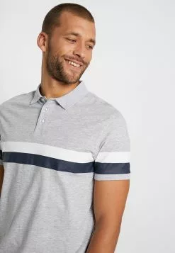 Pier One Polo Shirt - Mottled Light Grey -Pier One Shop 144303f5f5bc4f278c583bf5c7f603f1