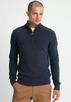 Pier One Jumper - Mottled Dark Blue