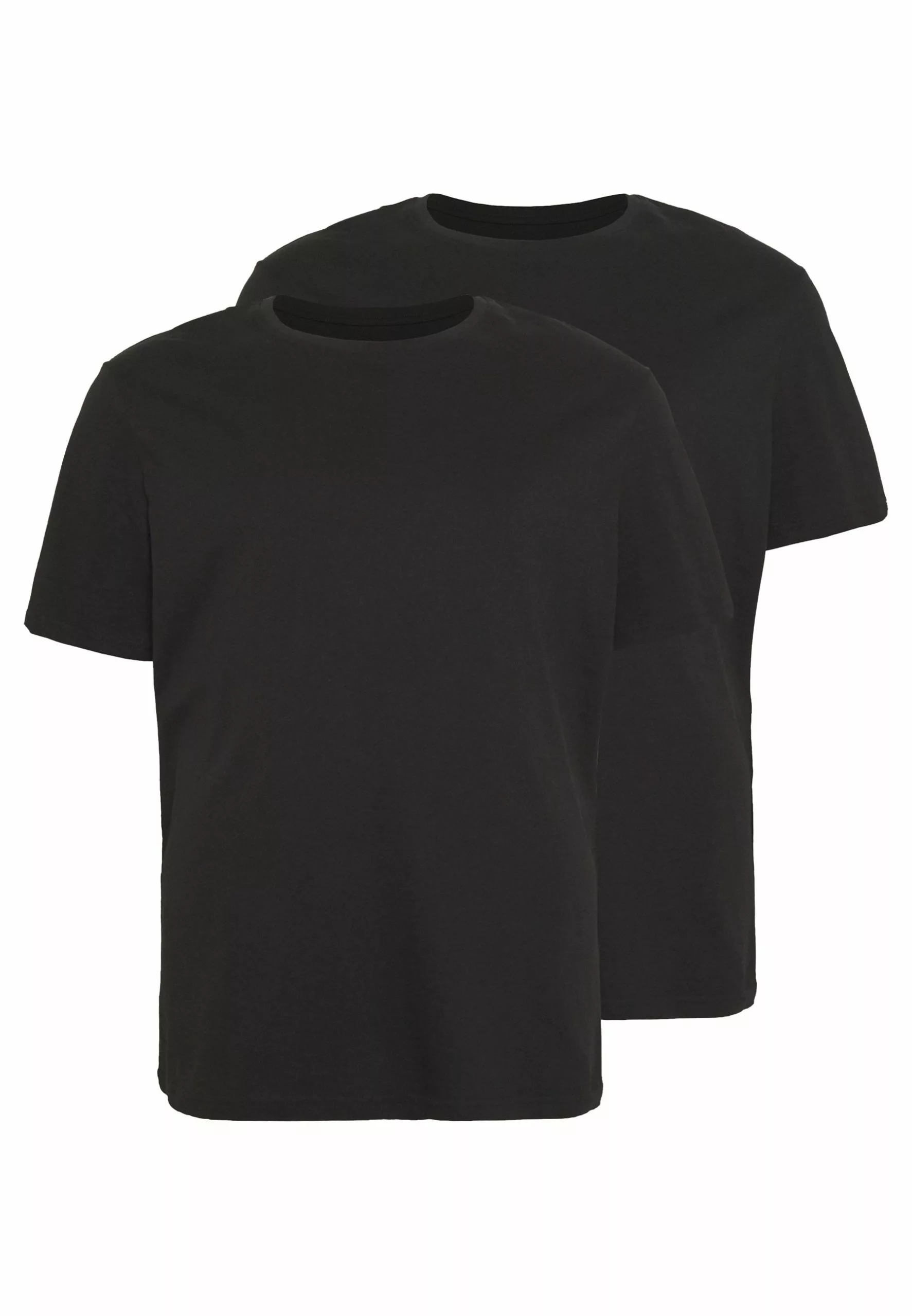 Pier One 2 Pack - Basic T-Shirt -Black 4 Pier One 2 Pack - Basic T-Shirt -Black - Image 4