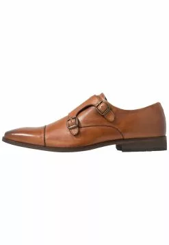 Pier One Leather - Smart Slip-Ons - Cognac