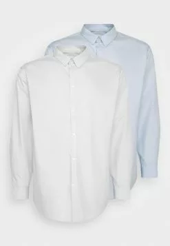 Pier One 2 Pack- Formal Shirt - White/Light Blue -Pier One Shop 1dcbc091ff00436fb7371d7394a1aa8f