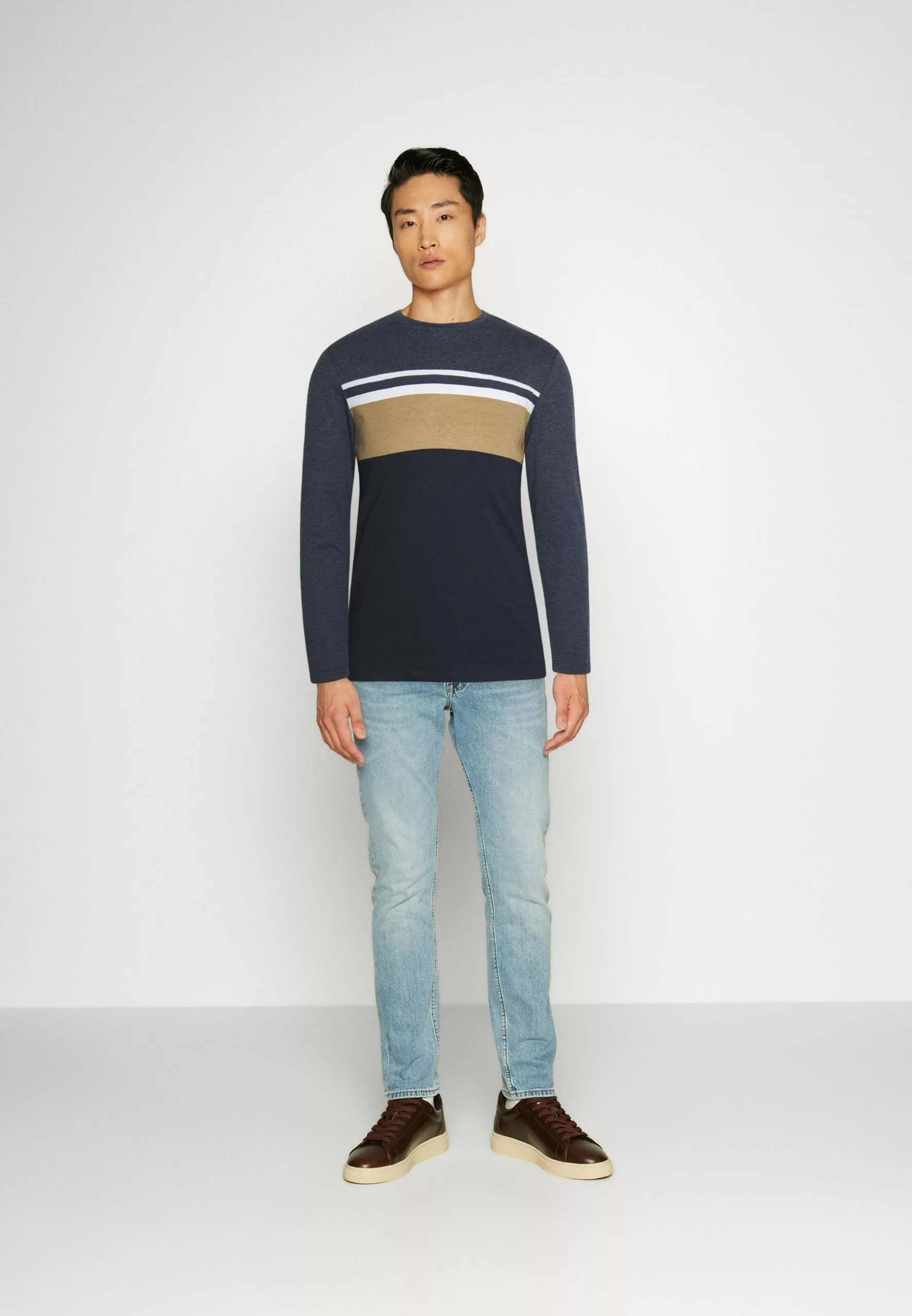 Pier One Long Sleeved Top - Dark Blue 2 Pier One Long Sleeved Top - Dark Blue - Image 2