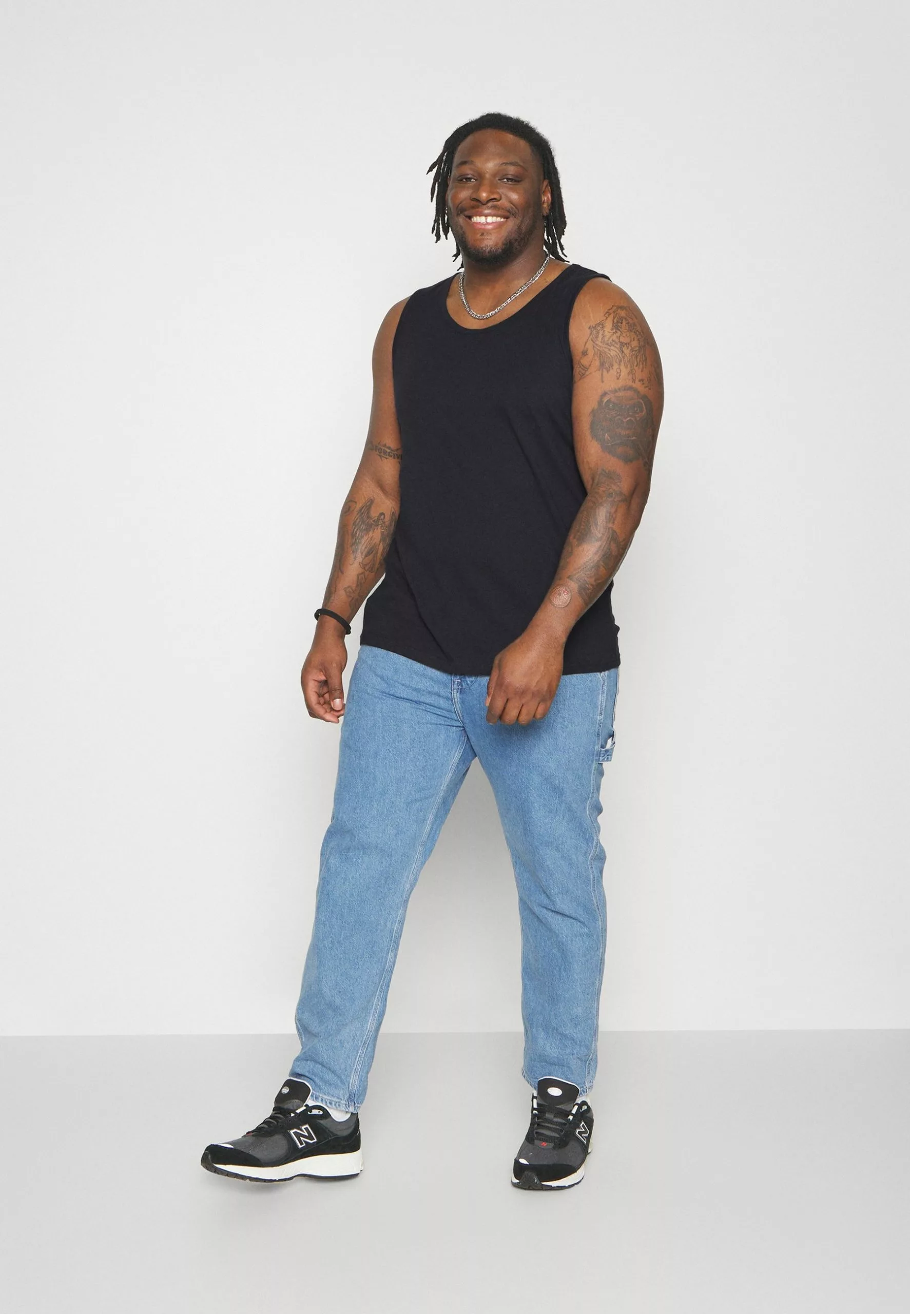 Pier One 3 Pack- Top - Black/Grey/Khaki 1 Pier One 3 Pack- Top - Black/Grey/Khaki