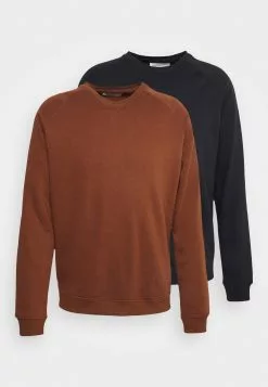 Pier One 2 Pack - Sweatshirt - Light Brown/Black -Pier One Shop 20d5af7a1f2e420f88b4b487587cb91c