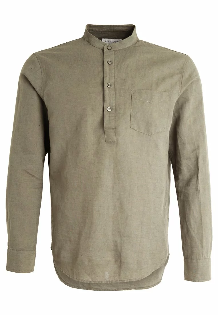 Pier One Shirt - Khaki 6 Pier One Shirt - Khaki - Image 6