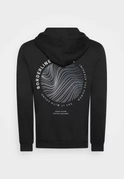 Pier One Hoodie Circle Back - Sweatshirt - Black