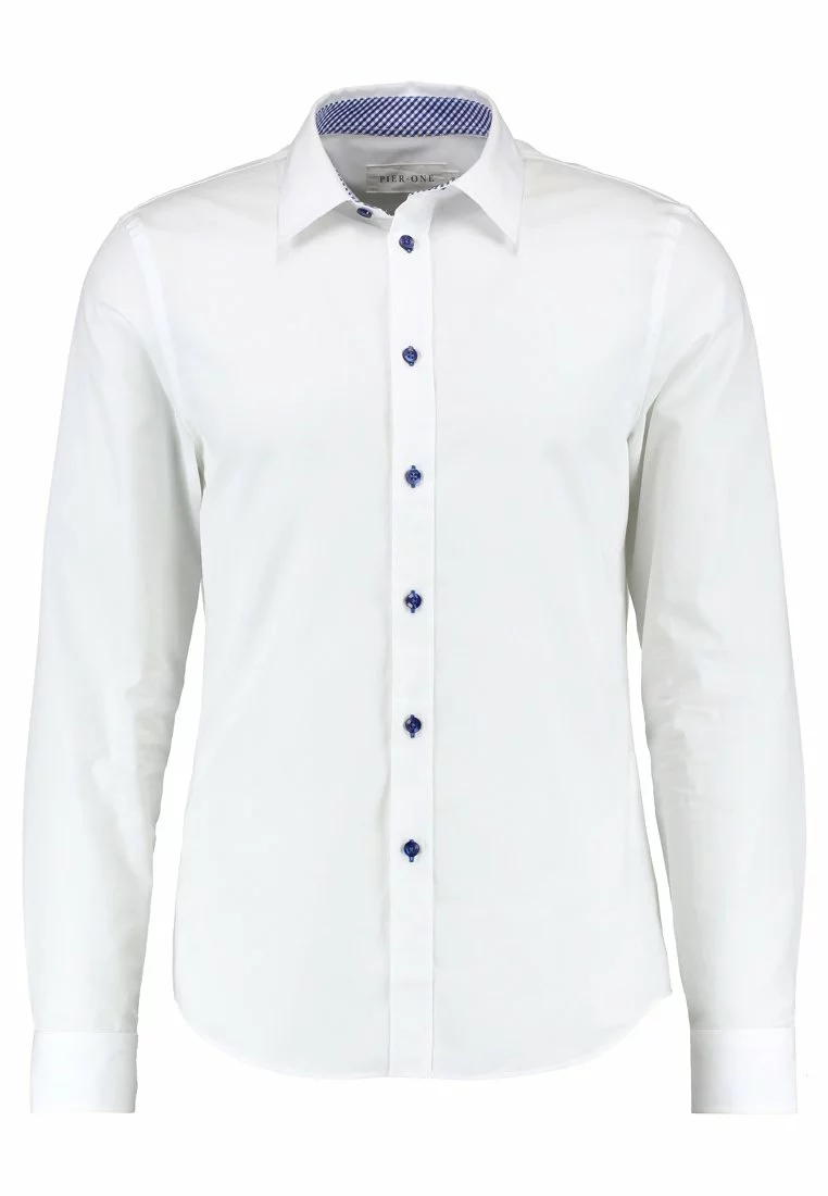 Pier One Shirt - White/Blue 6 Pier One Shirt - White/Blue - Image 6