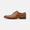 Pier One Leather - Smart Lace-Ups - Cognac