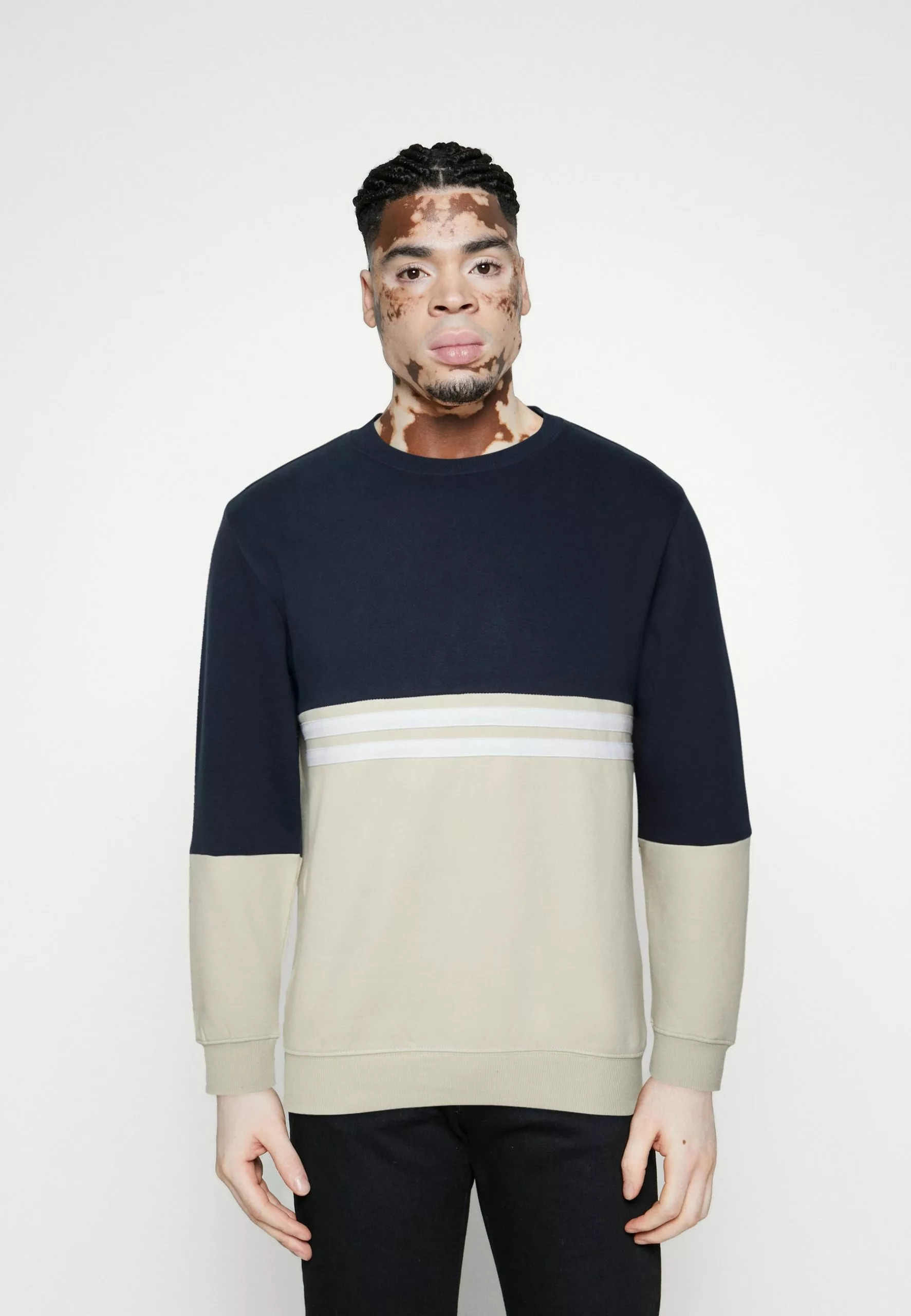 Pier One Sweatshirt - Blue/Grey 1 Pier One Sweatshirt - Blue/Grey