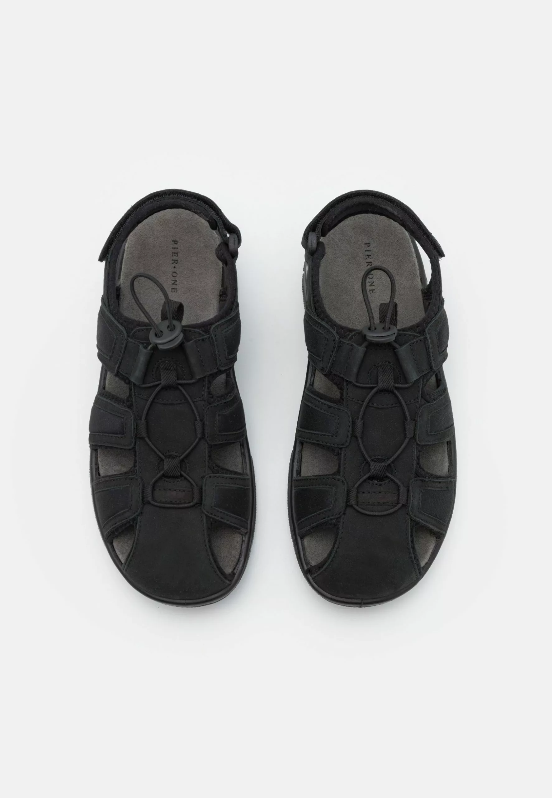 Pier One Leather - Walking Sandals - Black 4 Pier One Leather - Walking Sandals - Black - Image 4