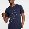 Pier One Print T-Shirt - Dark Blue