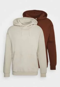 Pier One 2 Pack - Hoodie - Brown/Tan -Pier One Shop 387353c8250148b999109e88c7554a6a