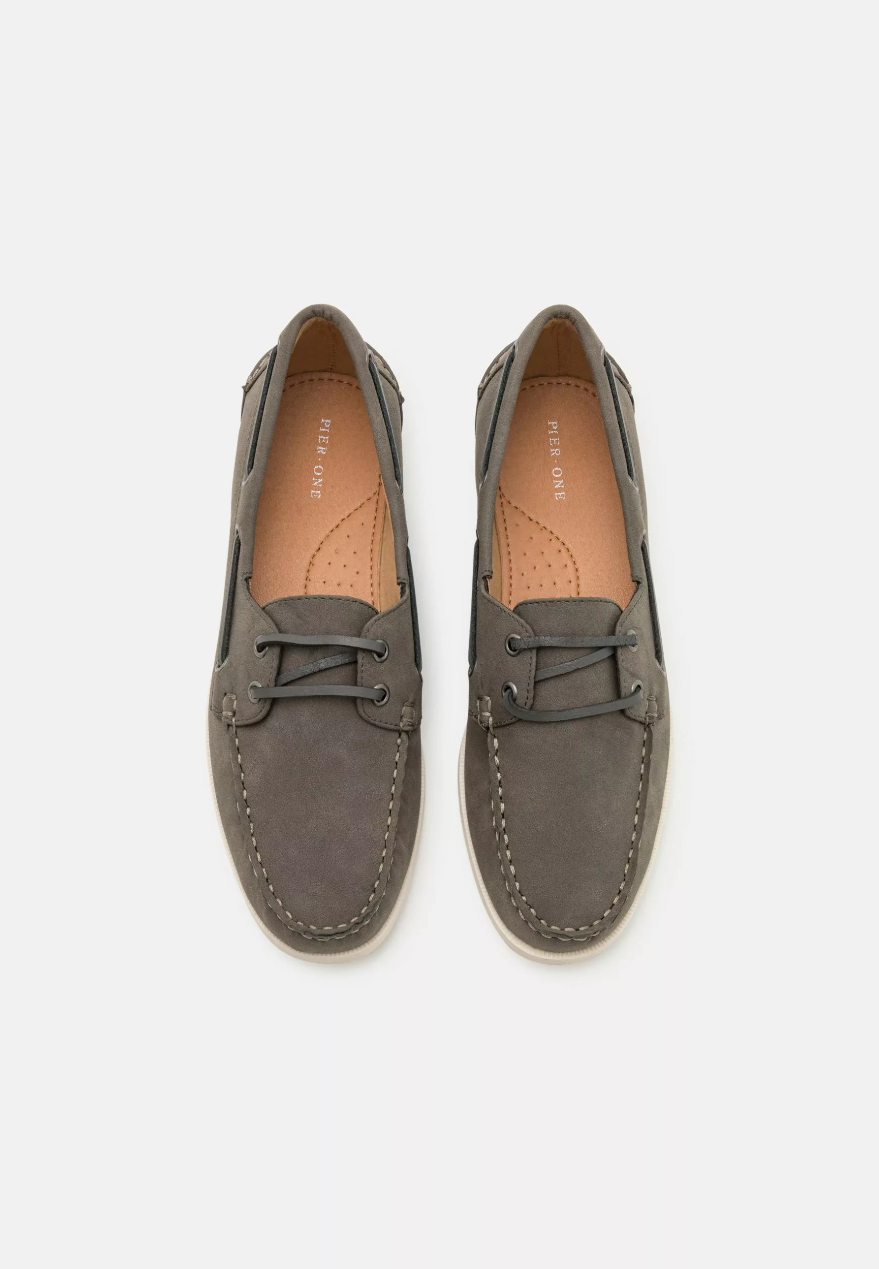 Pier One Boat Shoes - Grey 4 Pier One Boat Shoes - Grey - Image 4