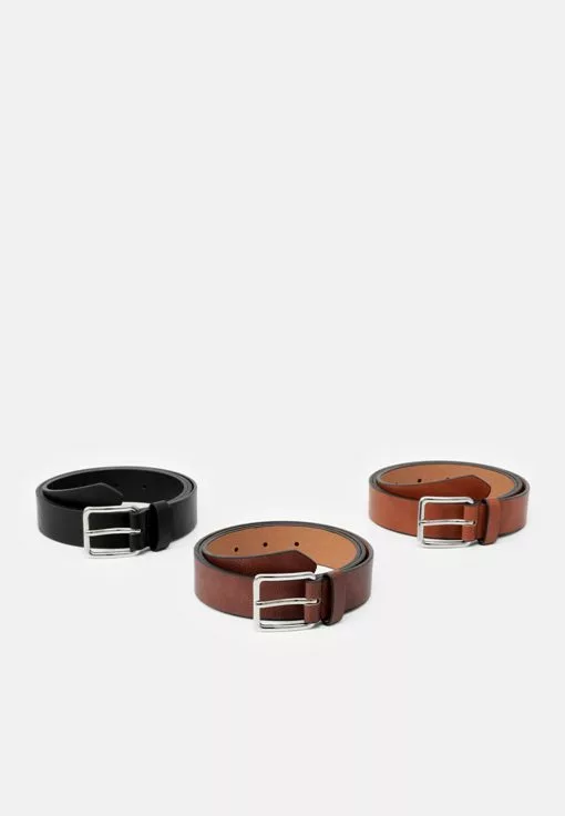Pier One 3 Pack - Belt - Black - 802_Brown - 702_Cognac - 708 1 Pier One 3 Pack - Belt - Black - 802_Brown - 702_Cognac - 708 -Pier One Shop 3b19fa6682804d08a950889ace4cac7c