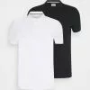 Pier One 2 Pack - Polo Shirt - White/Black