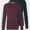 Pier One 2 Pack - Polo Shirt - Bordeaux/Dark Blue