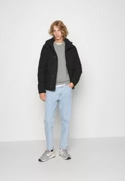 Pier One 3 Pack - Sweatshirt - Black/Mottled Grey/Dark Blue