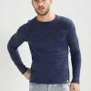 Pier One Jumper - Mottled Blue