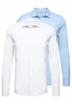 Pier One 2 Pack - Formal Shirt - White/Light Blue -Pier One Shop 4b52fa03446946f6b2cc1994aeb765da
