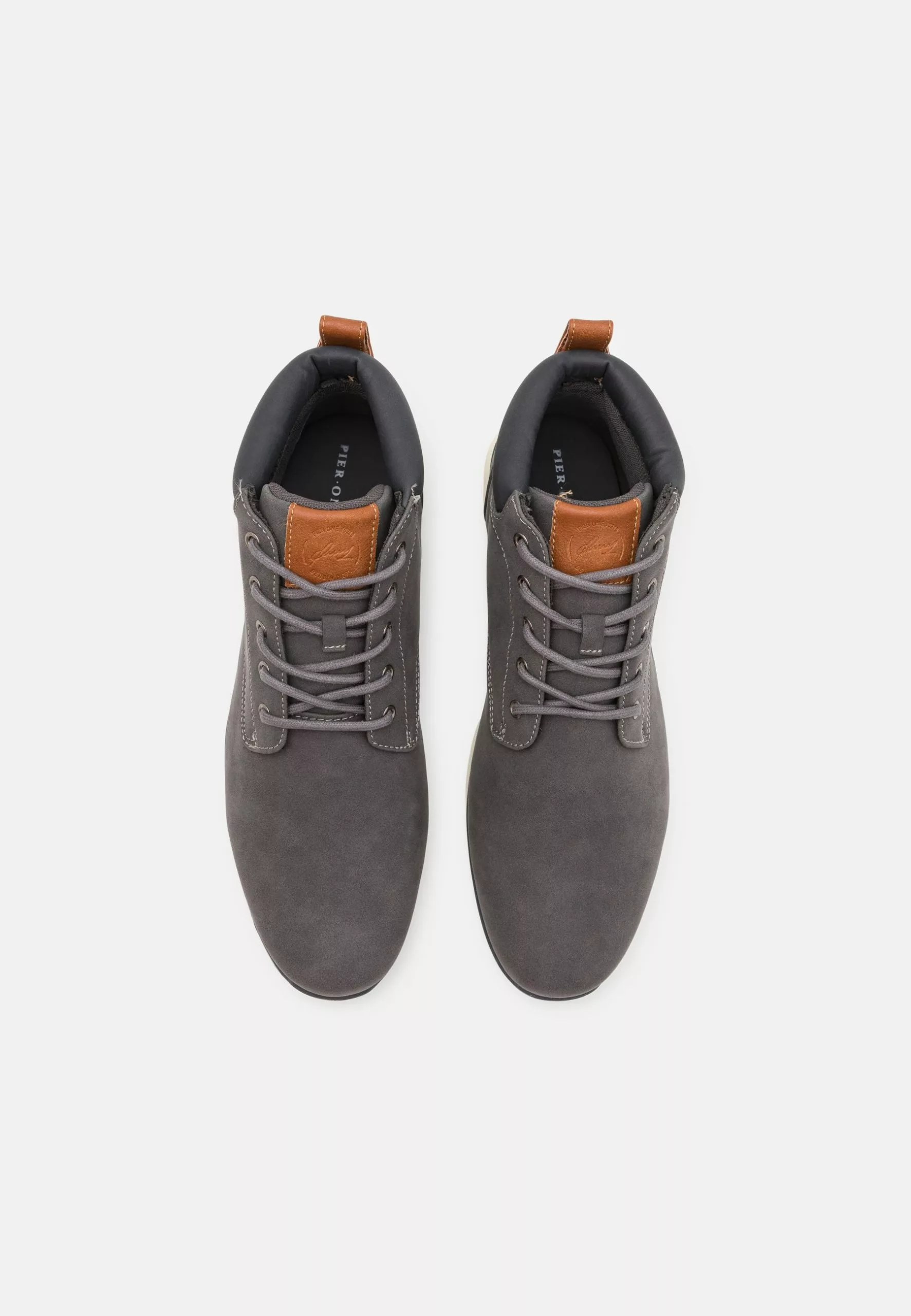 Pier One High-Top Trainers - Grey 4 Pier One High-Top Trainers - Grey - Image 4