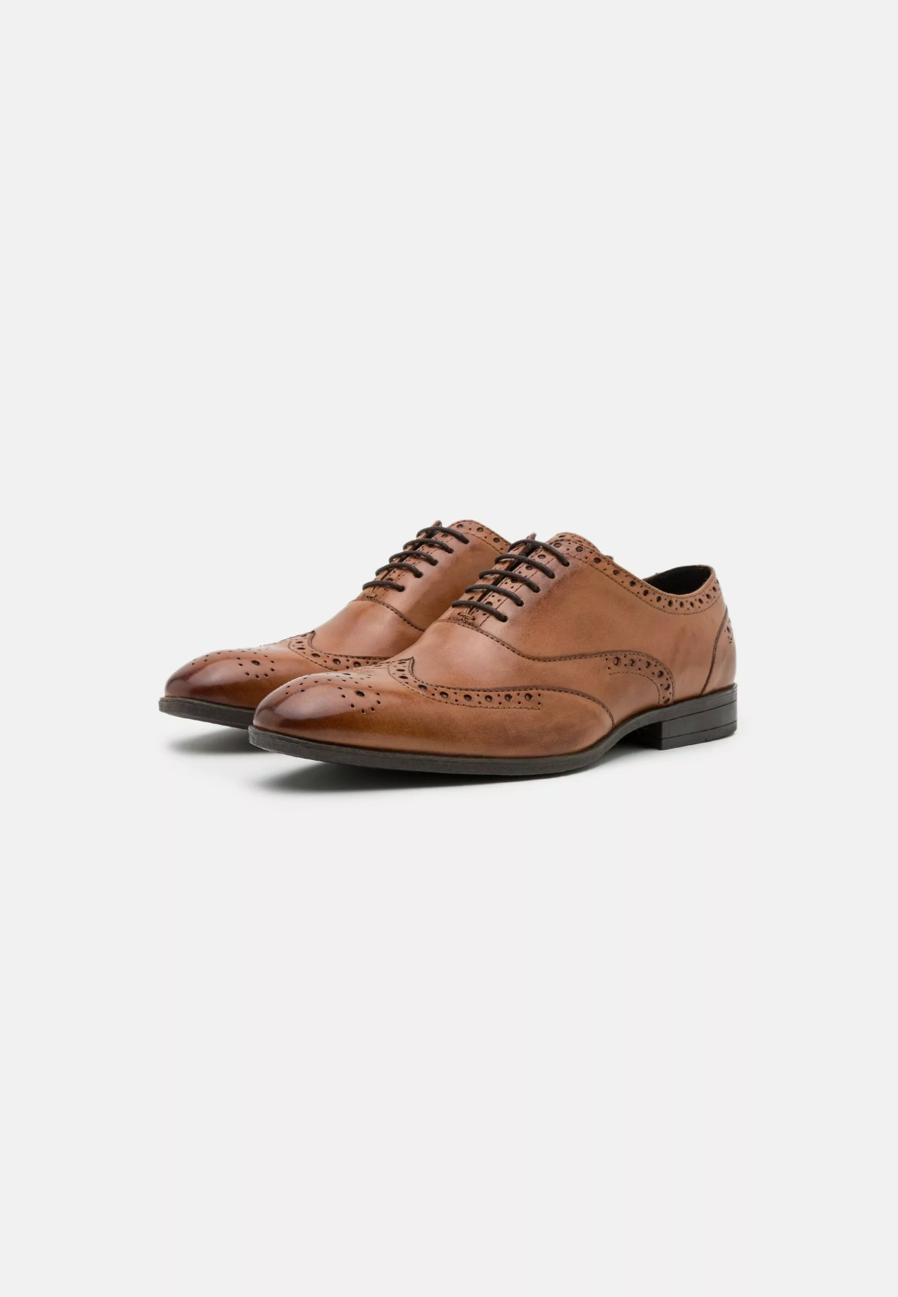 Pier One Leather - Smart Lace-Ups - Cognac 2 Pier One Leather - Smart Lace-Ups - Cognac - Image 2
