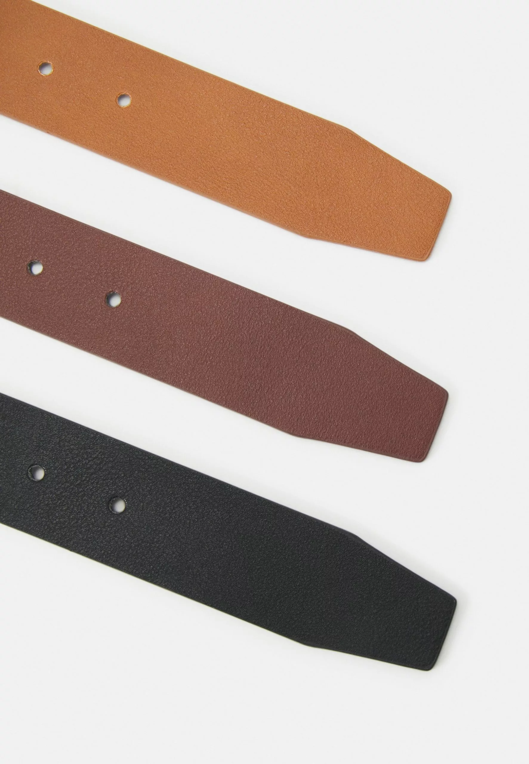 Pier One 3 Pack Unisex - Belt - Black/Brown/Cognac 3 Pier One 3 Pack Unisex - Belt - Black/Brown/Cognac - Image 3