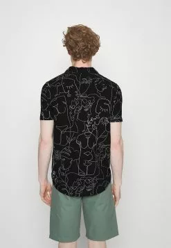 Pier One Resort Regular - Shirt - Black -Pier One Shop 5268045bc35c4972936cbe1c0fae5d99