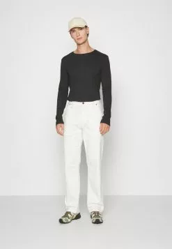 Pier One 2 Pack - Long Sleeved Top - Black/Khaki