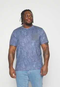 Pier One Print T-Shirt - Dark Blue