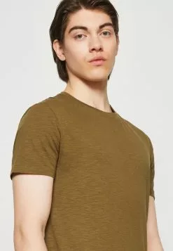 Pier One 5 Pack - Basic T-Shirt - Black/Light Blue/Khaki/Mint/Beige -Pier One Shop 54e4eb47d150489faf0f2a6348817fd5