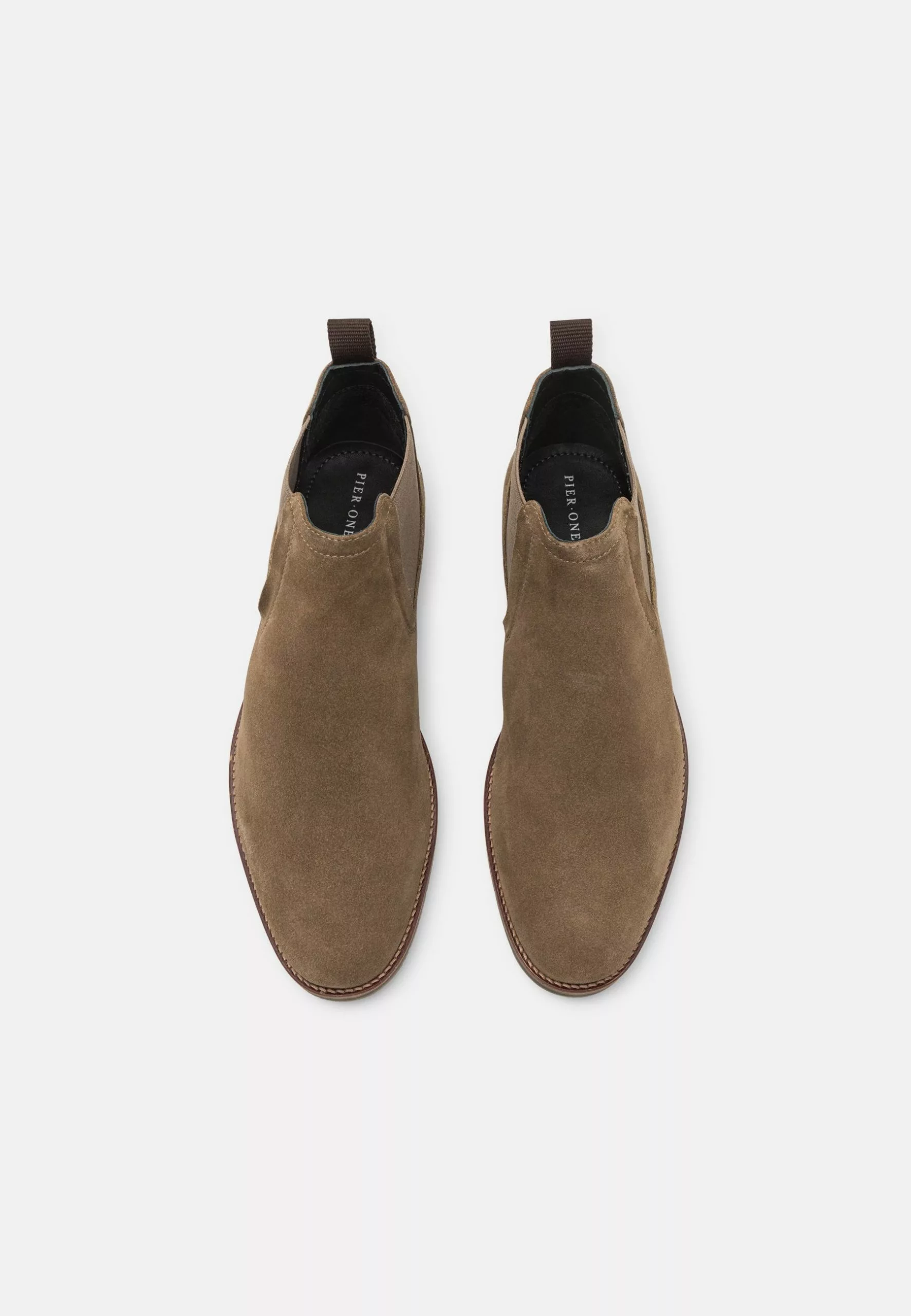 Pier One Leather - Classic Ankle Boots - Taupe 4 Pier One Leather - Classic Ankle Boots - Taupe - Image 4