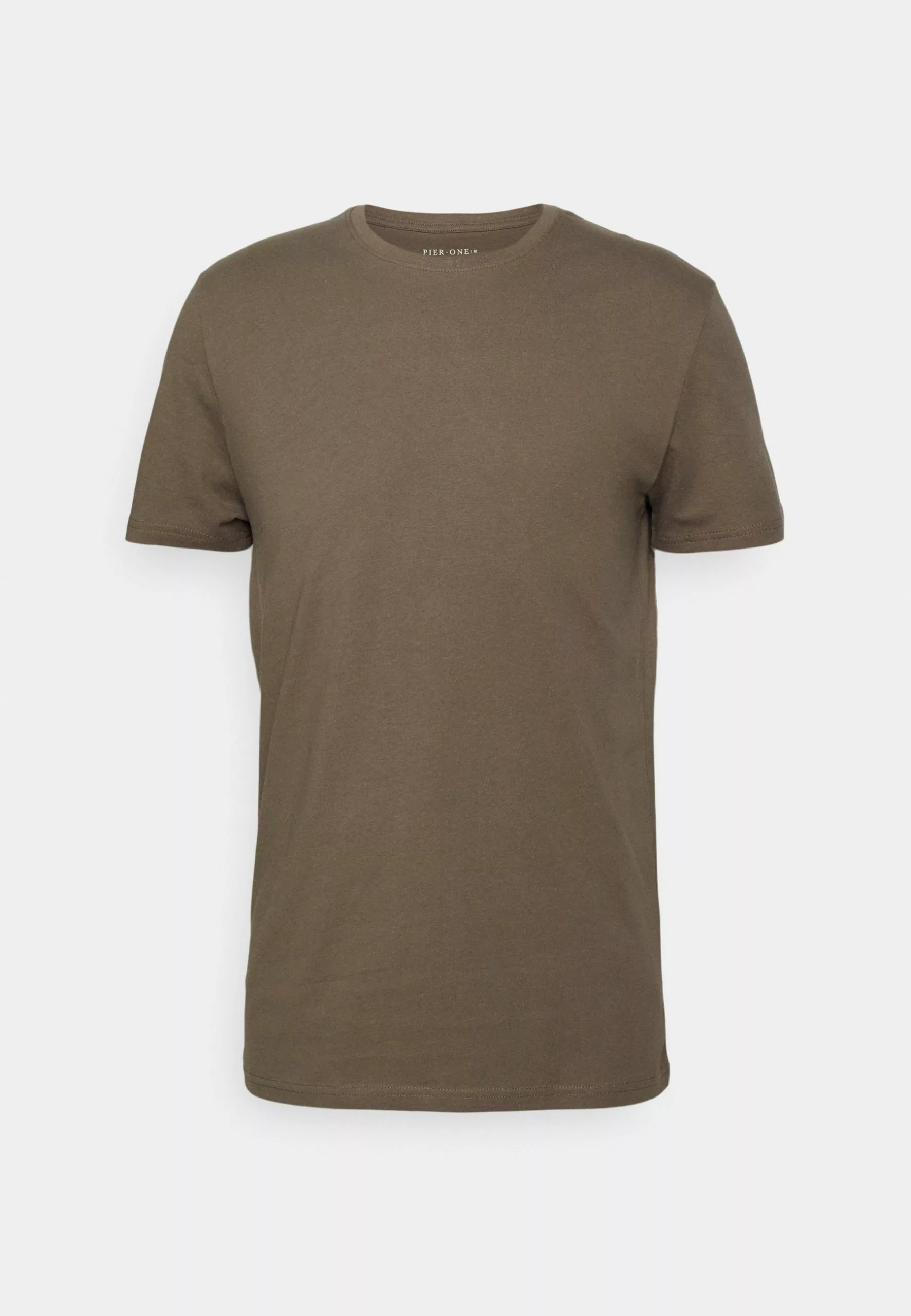Pier One 5 Pack - Basic T-Shirt - Green/Beige/Khaki 4 Pier One 5 Pack - Basic T-Shirt - Green/Beige/Khaki - Image 4