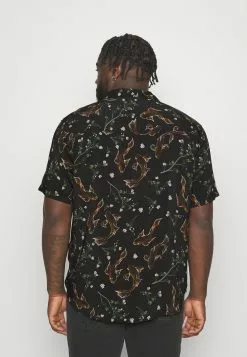 Pier One Asian Print Resort - Shirt -Black -Pier One Shop 5a6accf28057487eb93c99474306228a