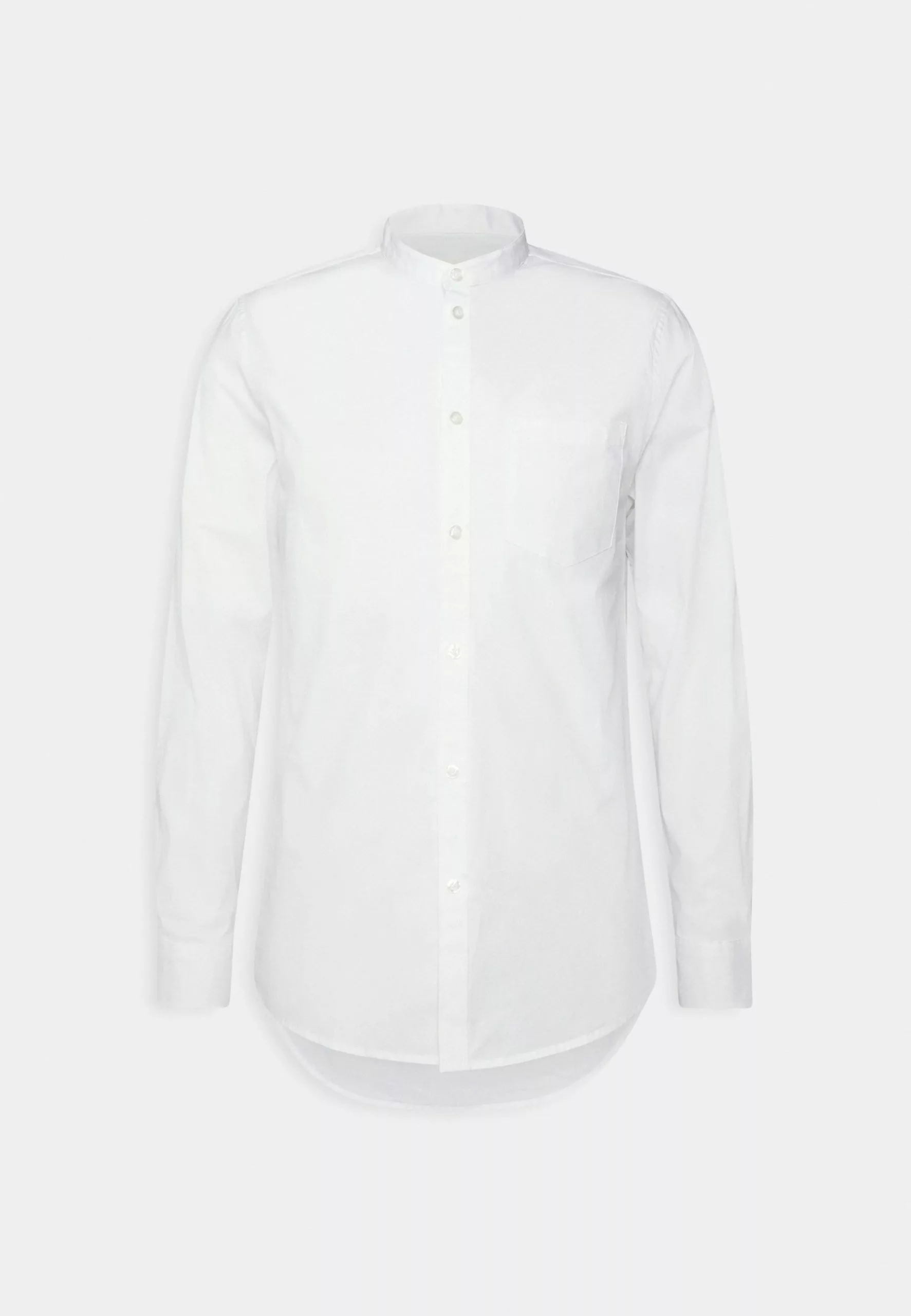 Pier One Muscle Fit Stand- Shirt - White 4 Pier One Muscle Fit Stand- Shirt - White - Image 4