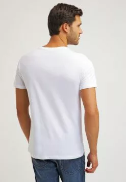 Pier One 2 Pack - Basic T-Shirt - White/Black -Pier One Shop 5aed355507e44010828824c23af43b99