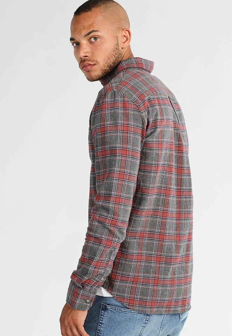 Pier One Shirt - Grey/Coral 3 Pier One Shirt - Grey/Coral - Image 3