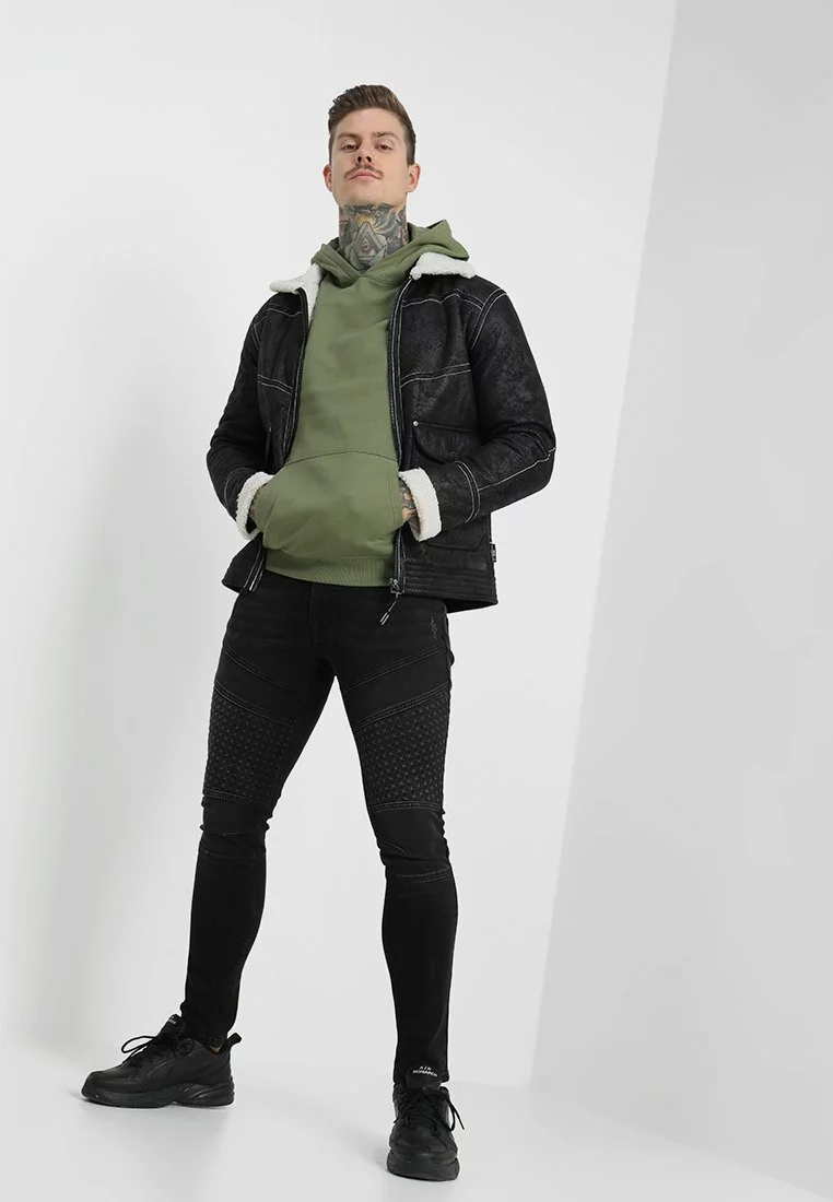 Pier One Hoodie - Khaki 2 Pier One Hoodie - Khaki - Image 2