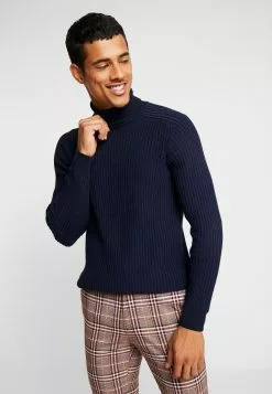 Pier One Jumper - Mottled Dark Blue