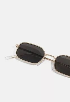 Pier One Unisex - Sunglasses - Gold-Coloured/Black -Pier One Shop 6996fc9402234b28a7ee33a08be4f50a