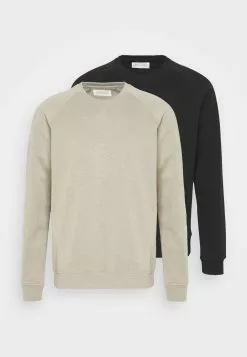 Pier One 2 Pack - Sweatshirt - Tan/Black -Pier One Shop 6a7cffa918a047328320e3fd00079391
